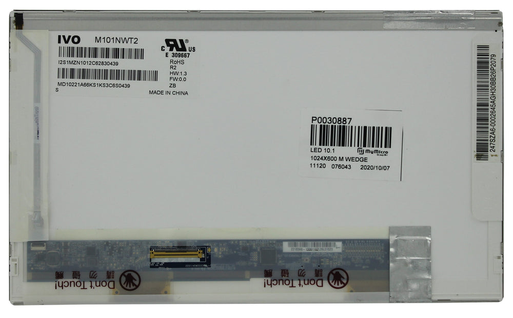 Oem 10,1 inch lcd-scherm 1024x600 mat 40pin
