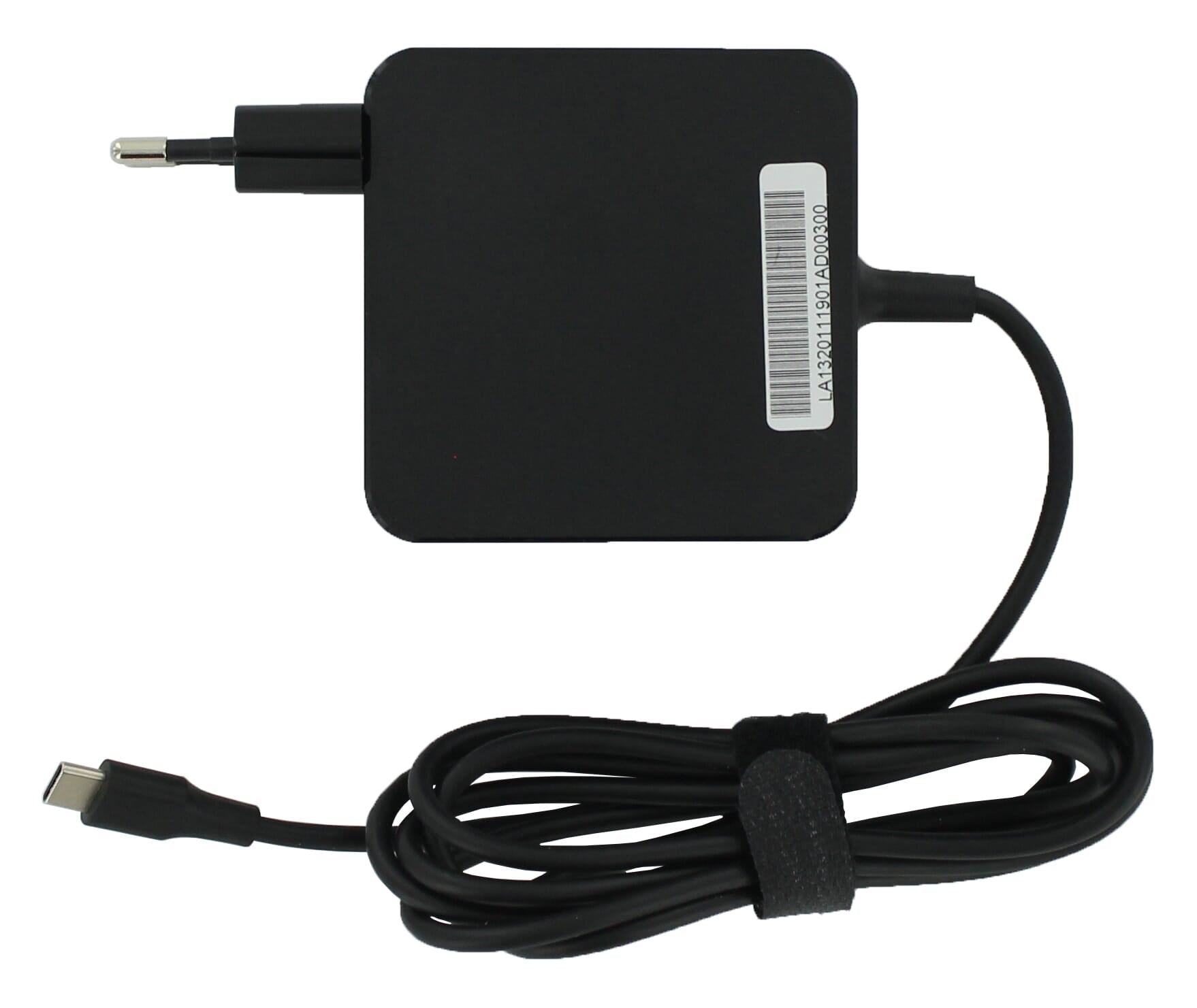Vervangende laptop USB-C Wandlader 65W Zwart