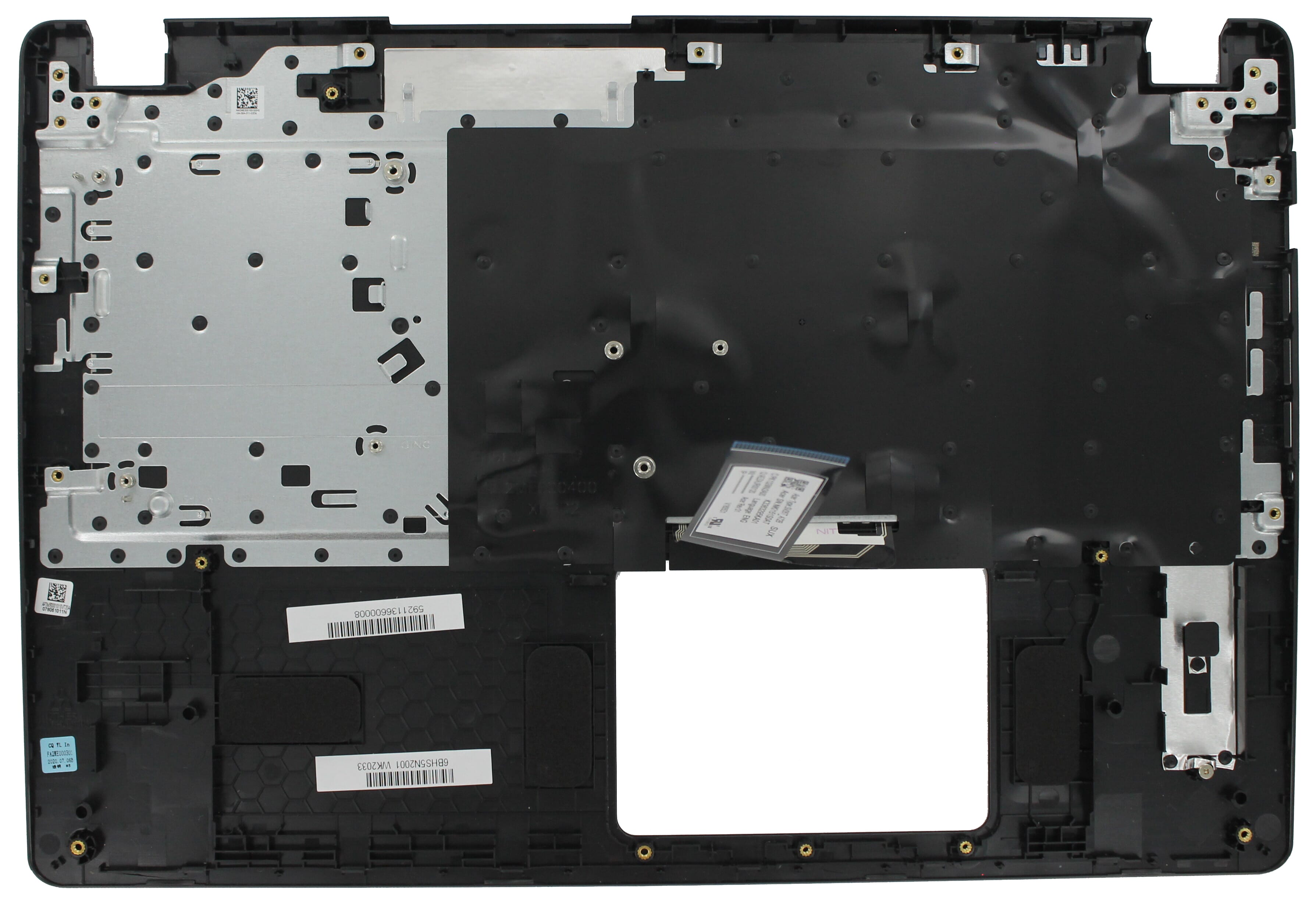 Acer laptop toetsenbord qwerty us + bovenklep - zwart