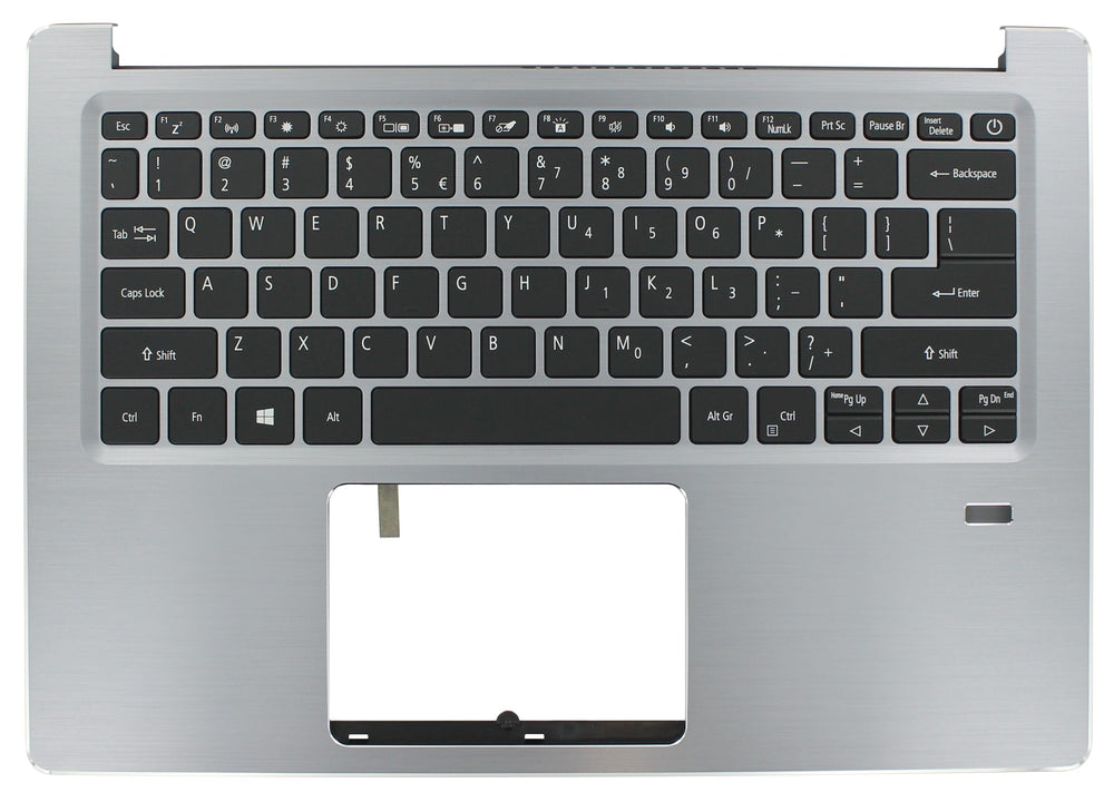 Acer laptop toetsenbord qwerty us + bovenklep - zilver
