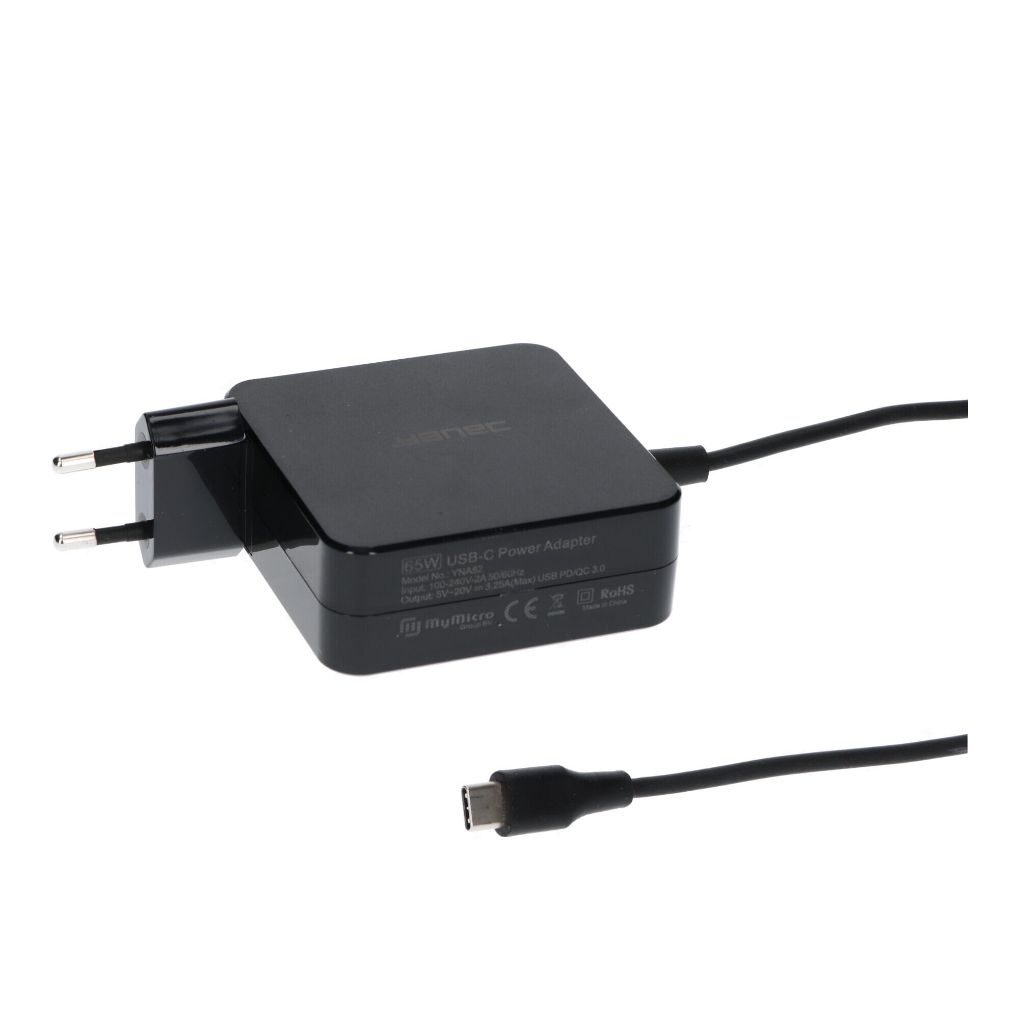 Lenovo yanec usb-c wandlader 65w zwart