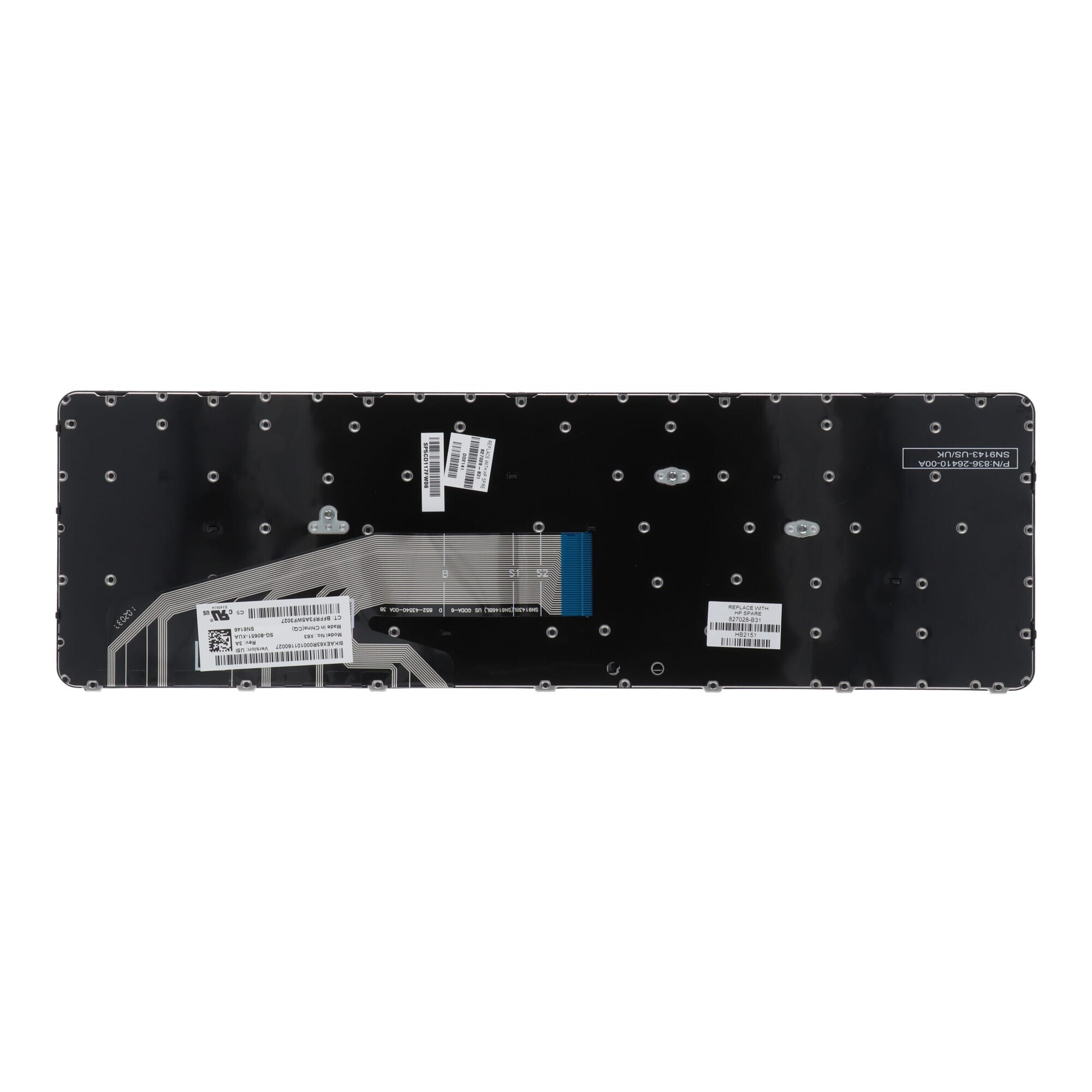HP laptop toetsenbord qwerty us