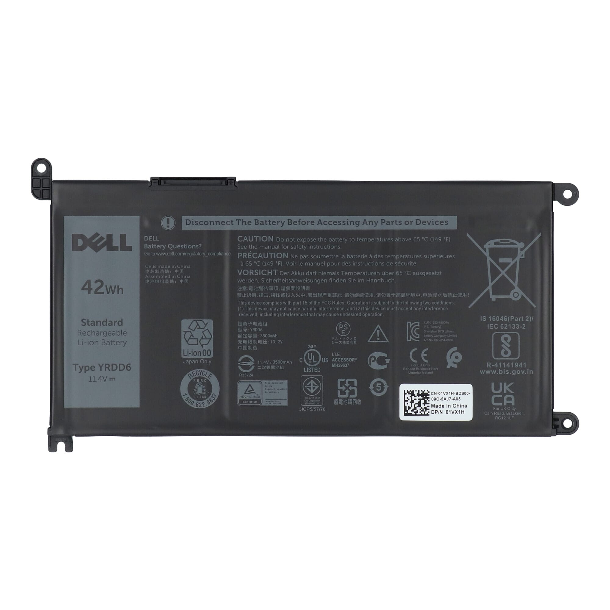 Dell laptop battery 3500 mAh