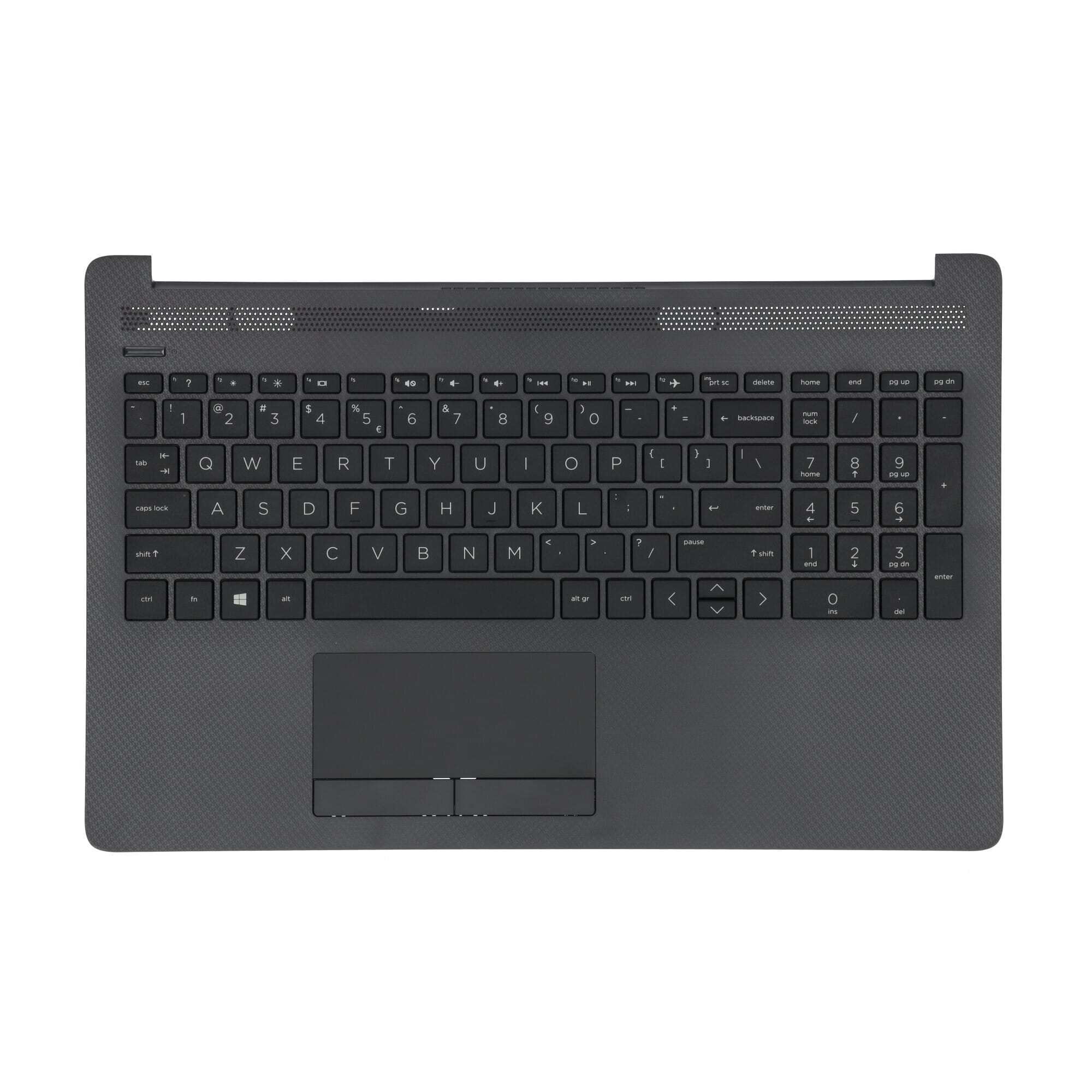 Hp laptop toetsenbord qwerty us + bovenklep - zwart