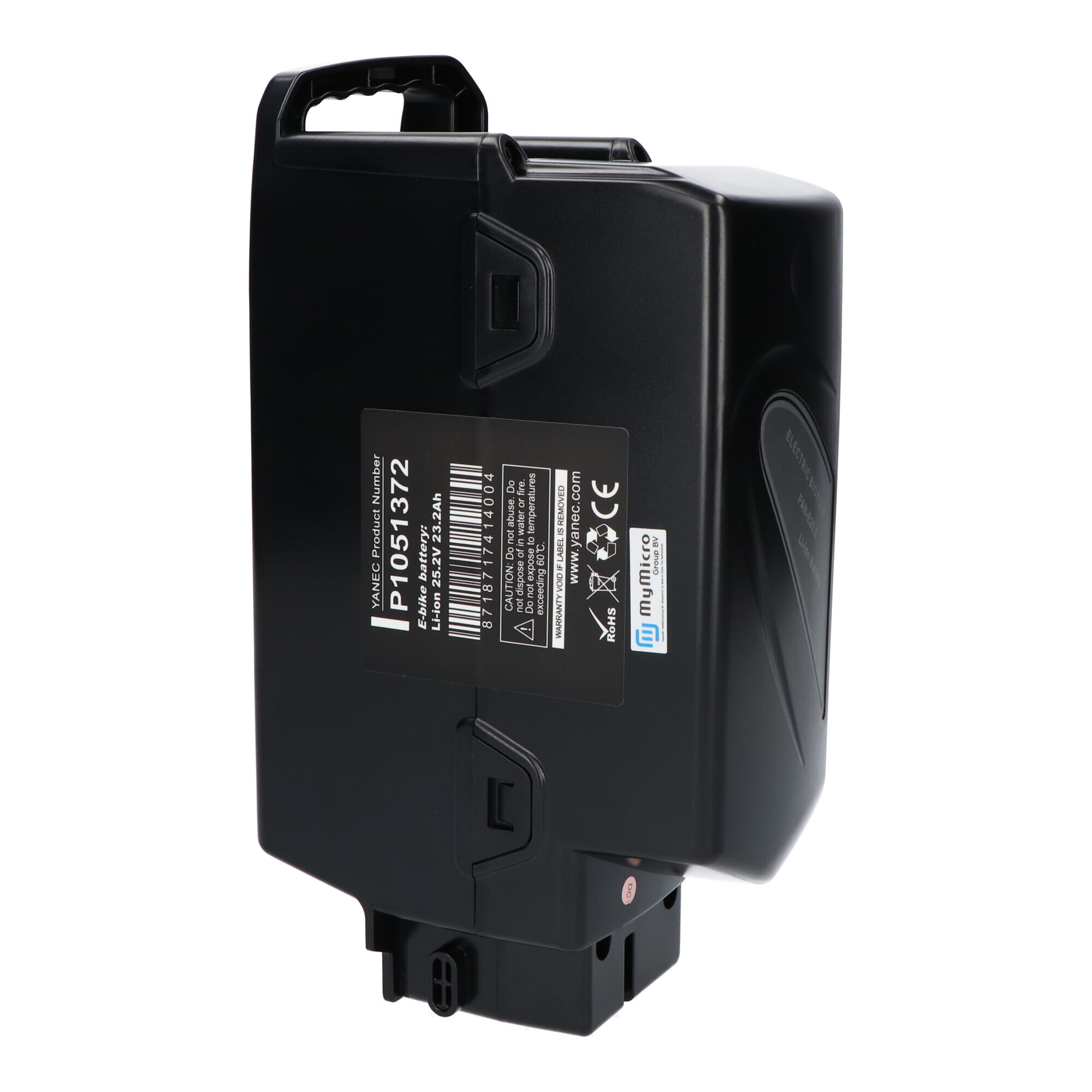 Vervangende Fietsaccu 26V 23,2Ah Zwart