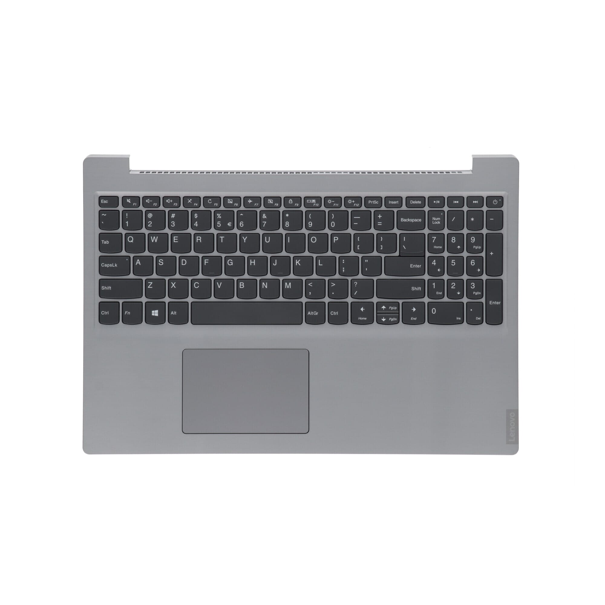 Lenovo laptop toetsenbord qwerty us + bovenklep - zilver