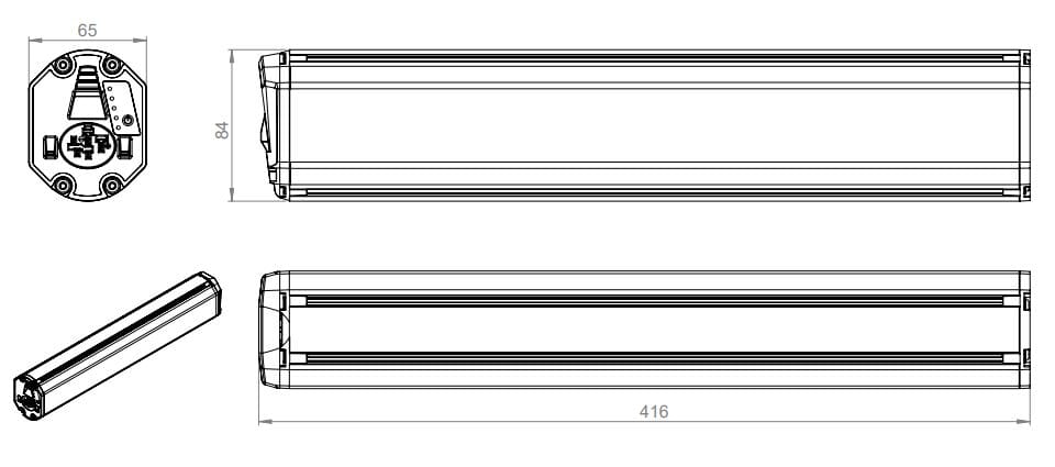 Winora bosch powertube 630wh verticale e-bike vision