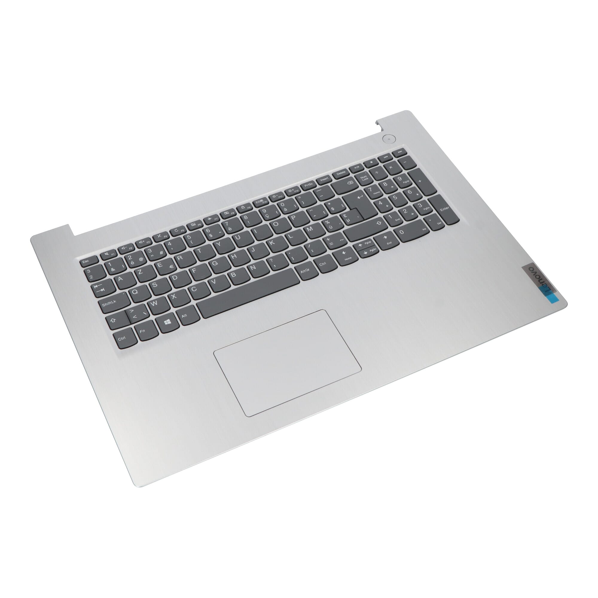 Lenovo laptop toetsenbord azerty be + bovenklep - grijs