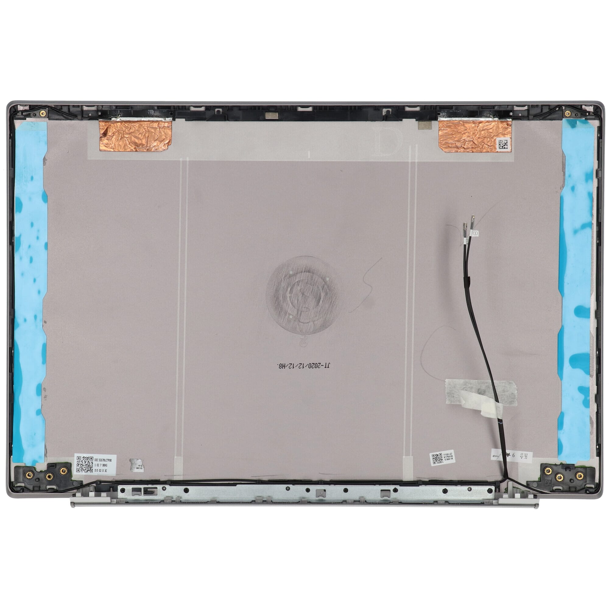 Hp laptop lcd backcover - zilver - 220 250nits modellen