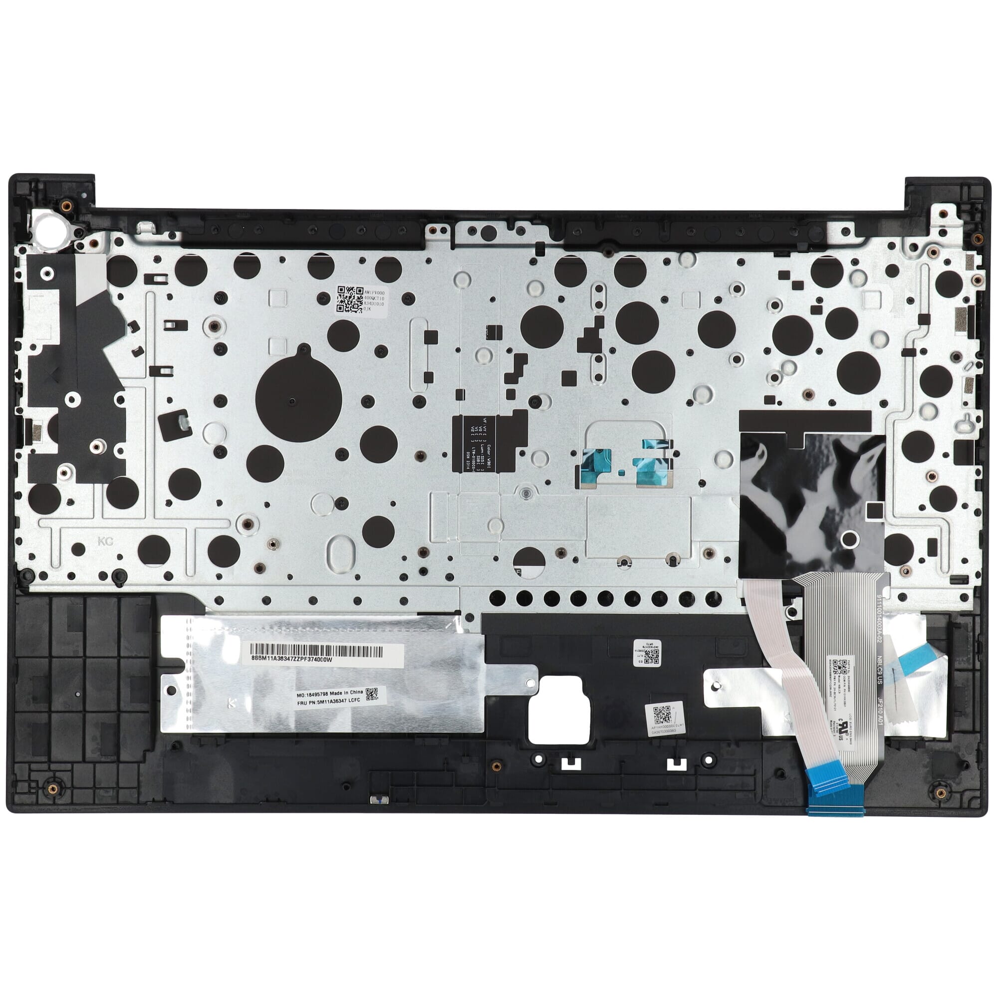 Ty lenovo laptop toetsenbord qwer us + top cover- zwart