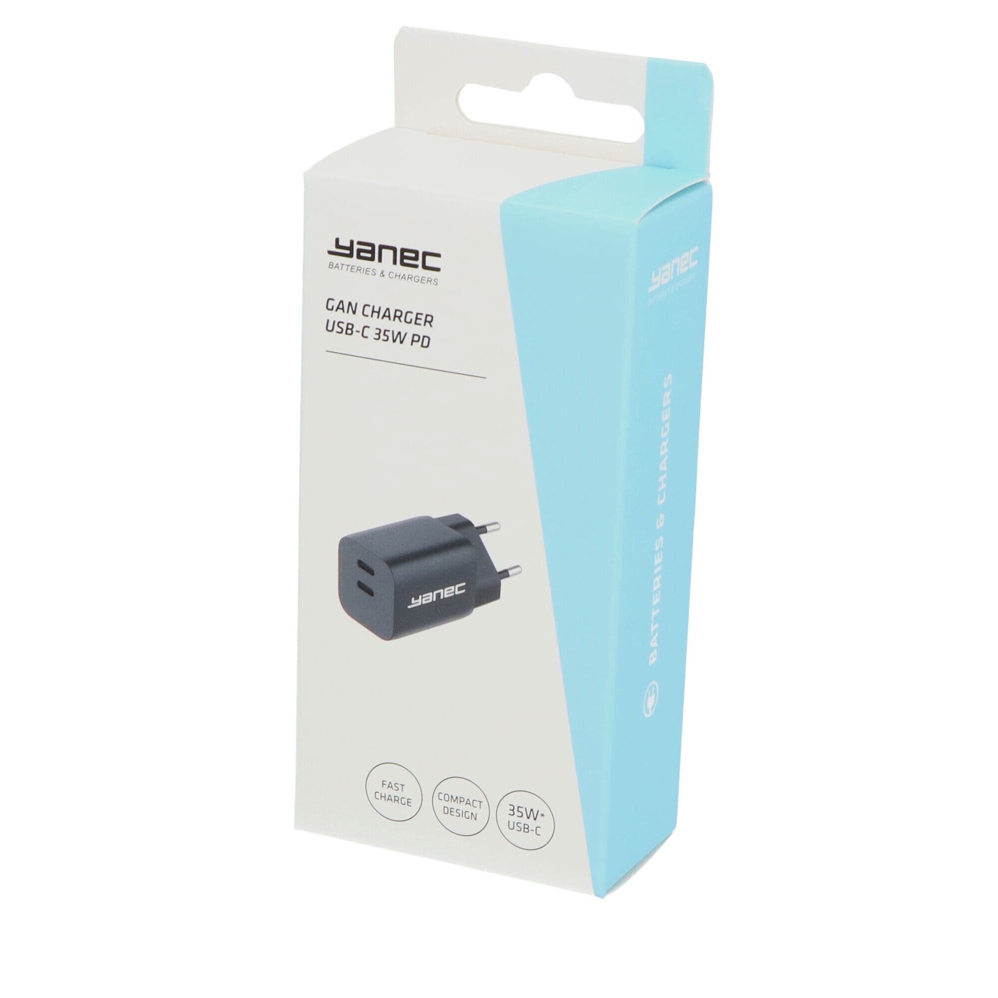 Yanec compacte ganlader usb-c 35w