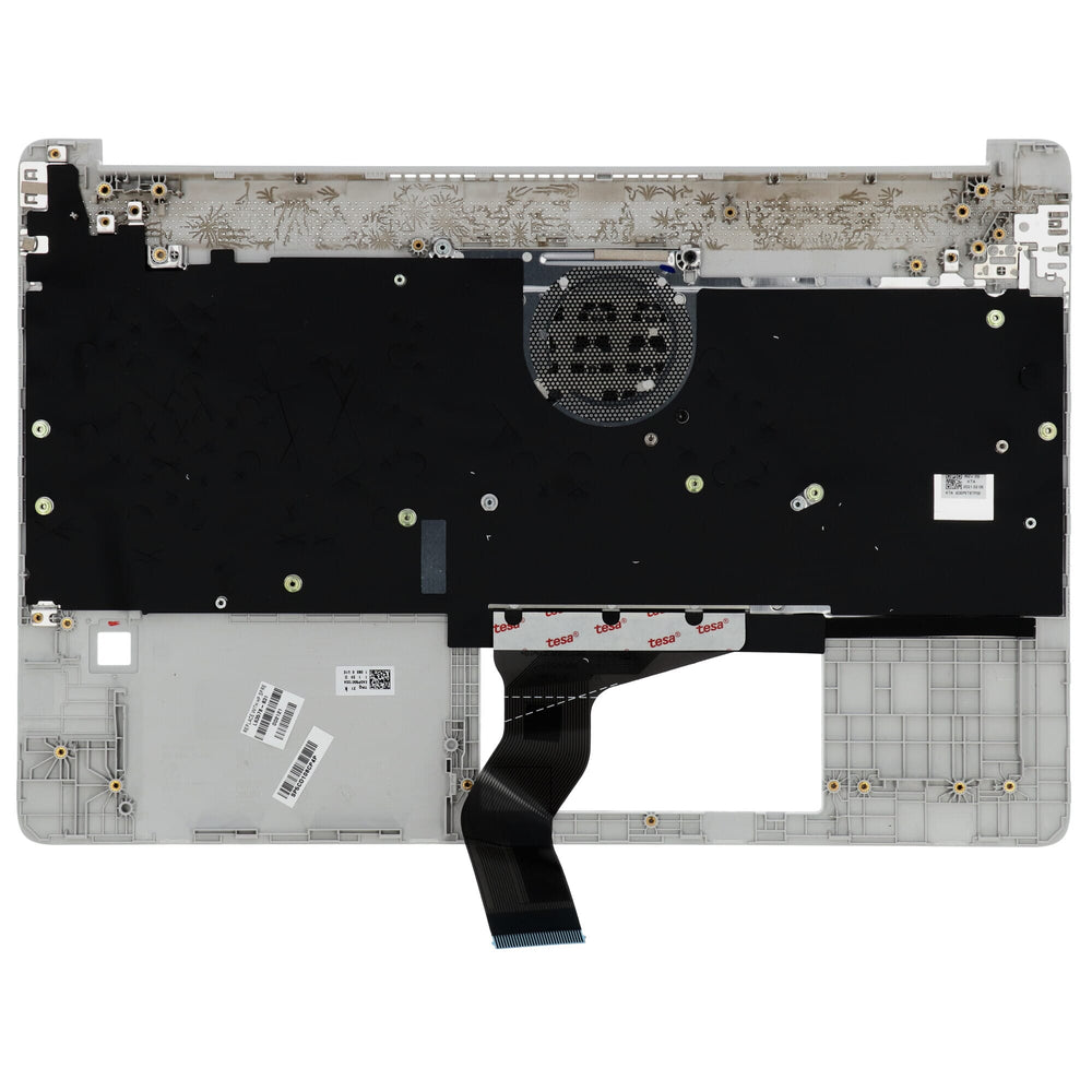 Hp laptop toetsenbord qwerty us + bovenklep - zilver