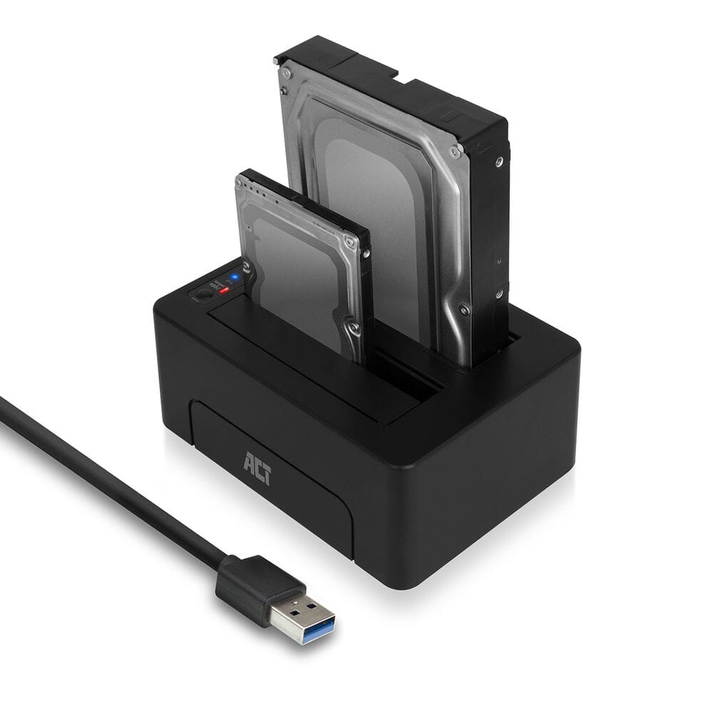 Act 2,5 en 3,5 inch sata dubbele harde schijf dock usb 3.2 gen1