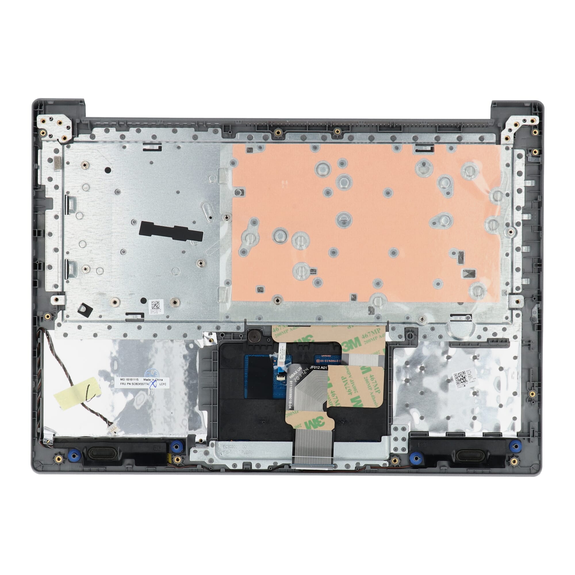 Lenovo laptop toetsenbord qwerty us + bovenklep - zilver