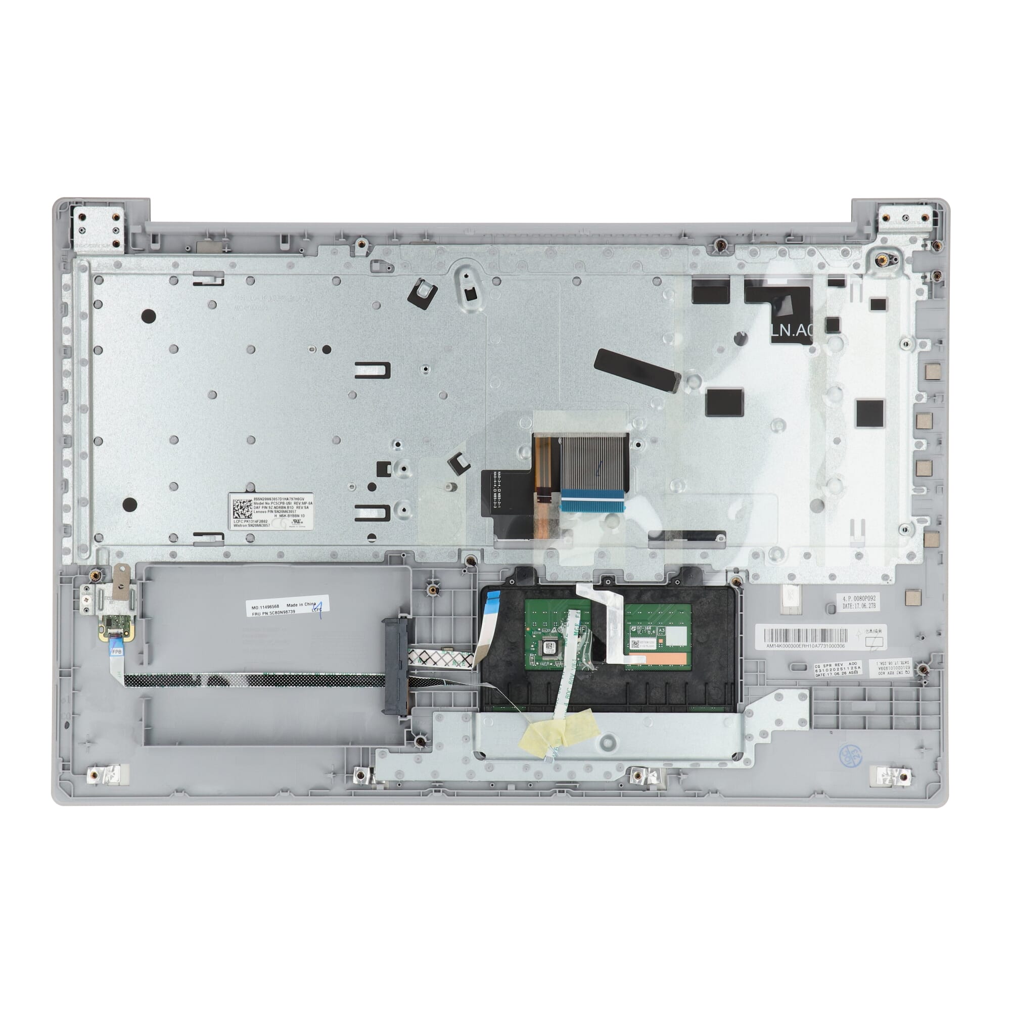 Ty lenovo laptop toetsenbord qwer us + top cover, backlit
