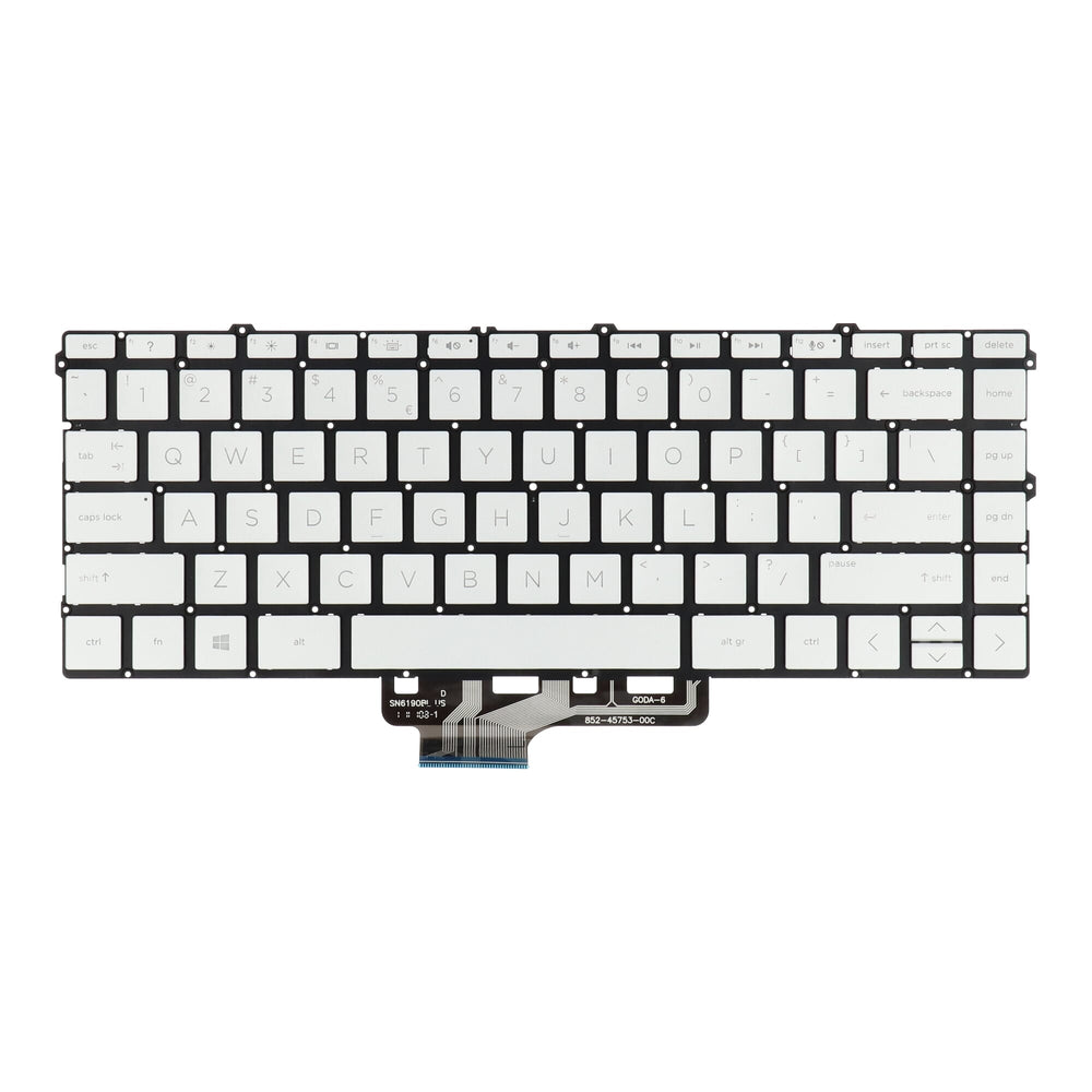 HP laptop toetsenbord qwerty us, verlicht