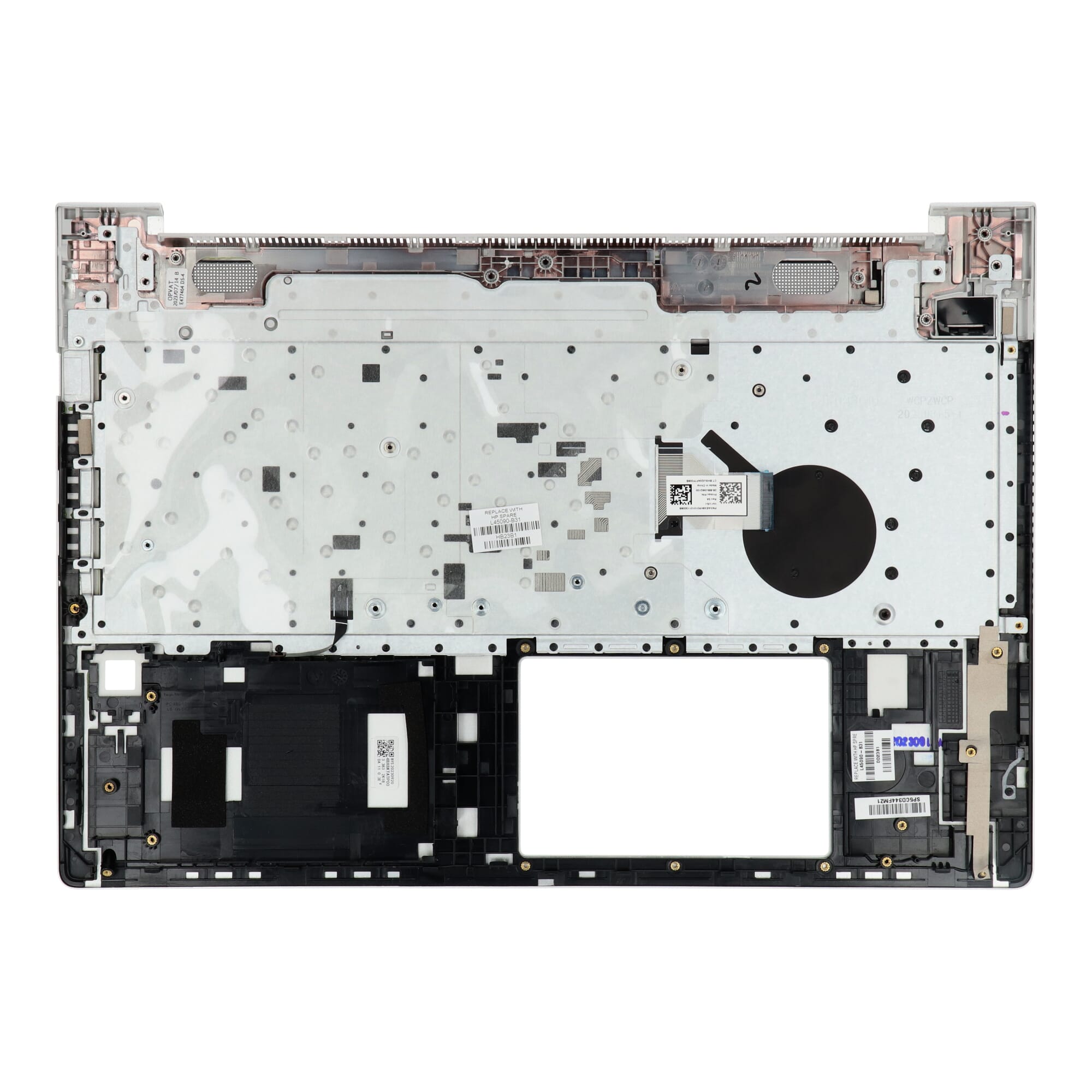 HP laptop toetsenbord qwerty us + bovenklep, achtergrondverlichting