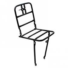 Porte-bagages avant 26 pouces transport alu rotule noir mat