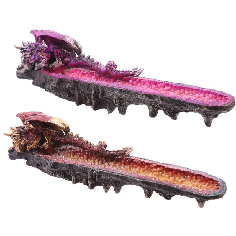 Geode draak rot wierookhouder