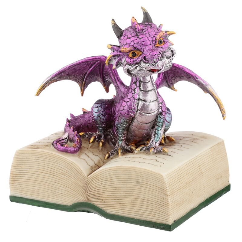 Elementen draak met boek