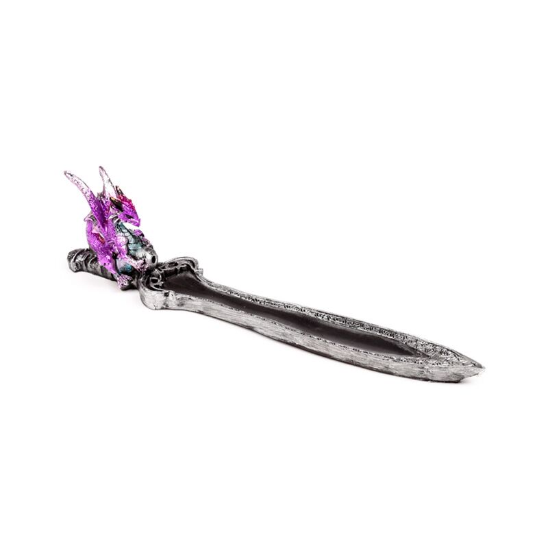 Dark Legends mini amethist draak wierookhouder