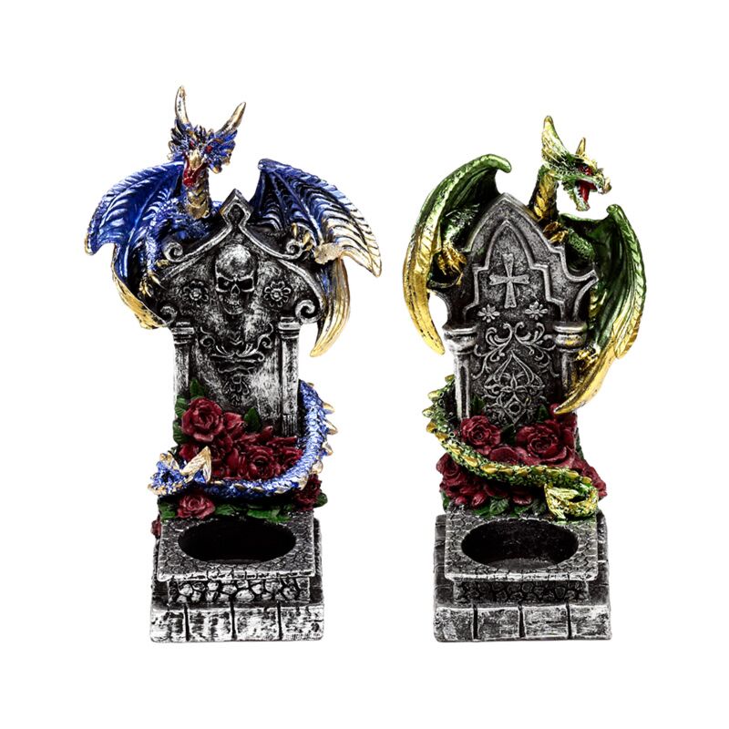 Dark Legends wachter van de dood draak waxinelichthouder