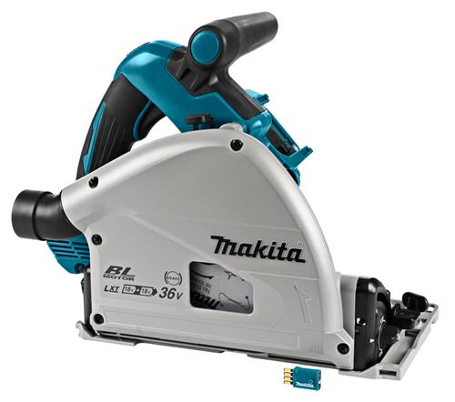 Makita accu invalcirkelzaag 165mm 2x18v aws naked