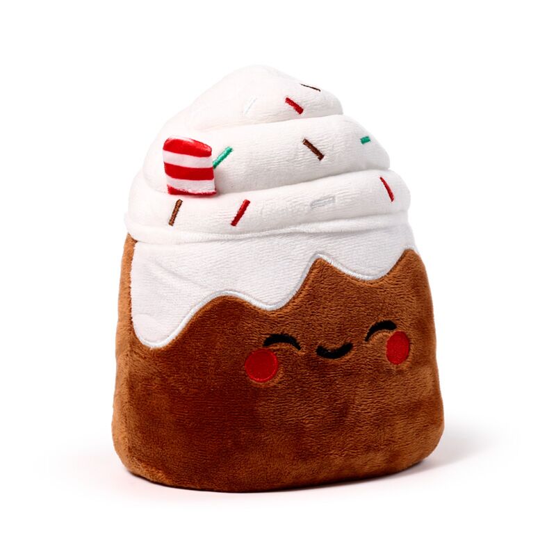 Gekruide latte foodiemals pluche deurstopper