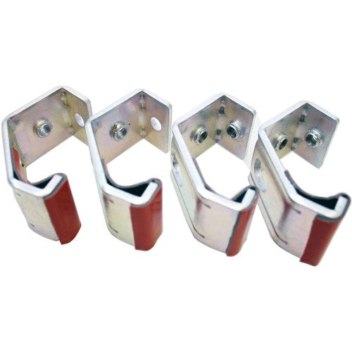 Mounting clamps for carrier adapter