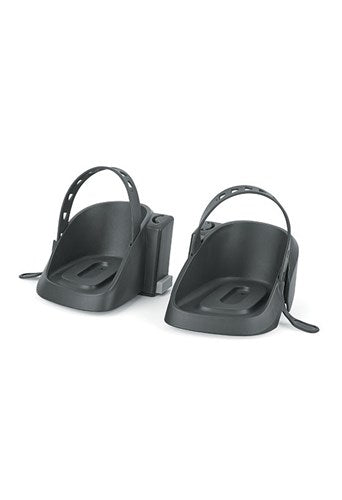Footrest set with safety buckles Bobike One Mini - black