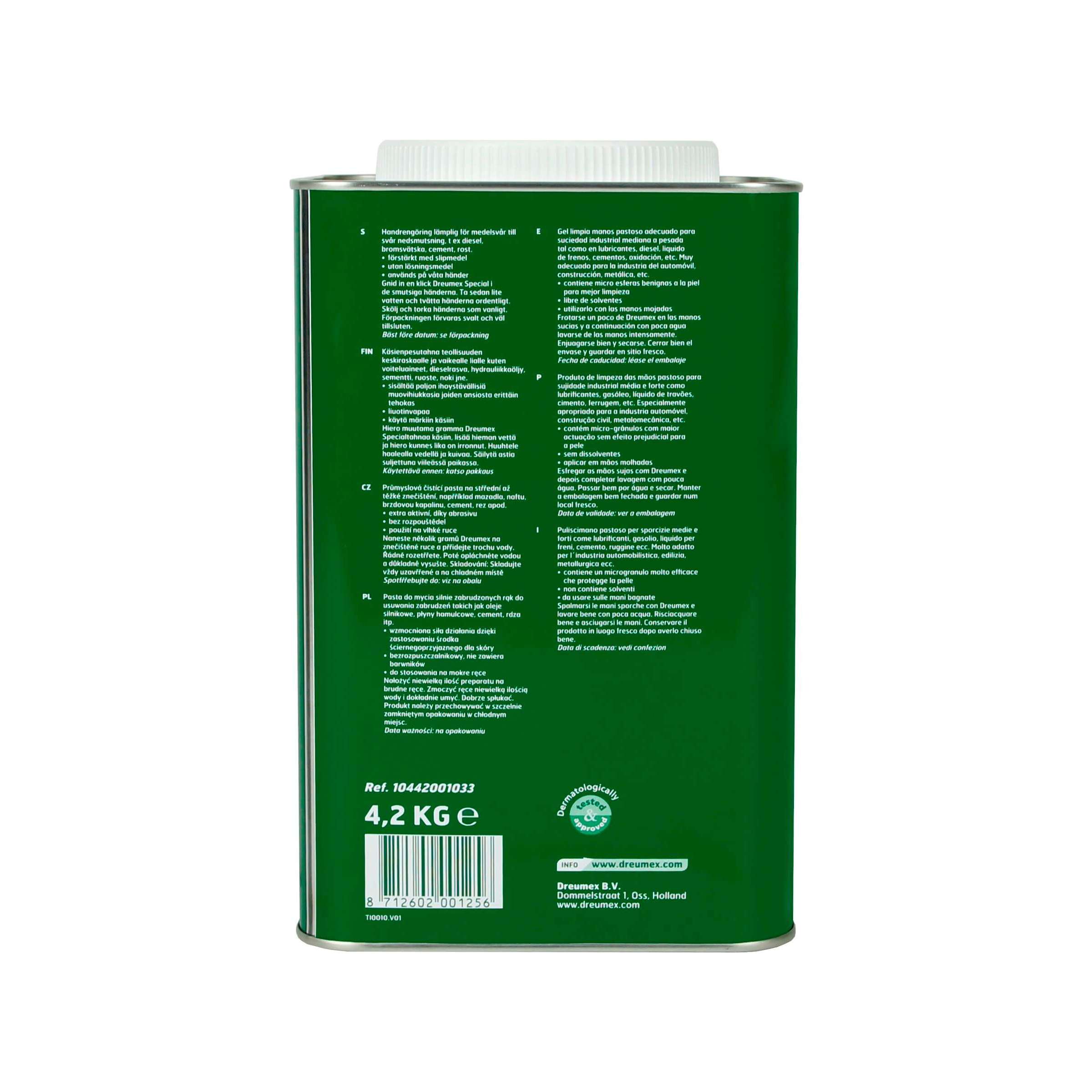 Zeep Dreumex blik speciaal 4,5ltr