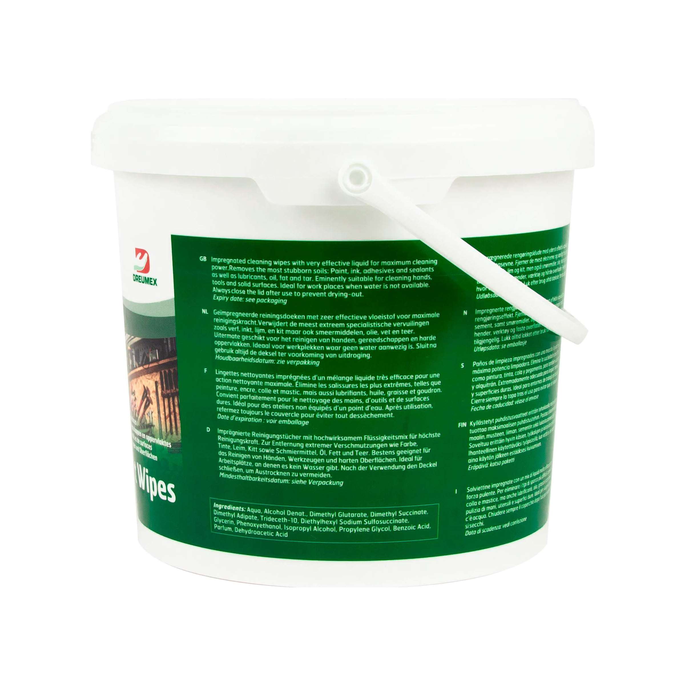 Dreumex Reinigingsdoeken Expert doekjes (emmer a 130 st)