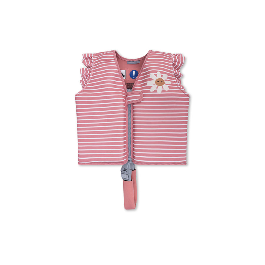 Daisy flower | rood wit gestreept zwemvest 3-6 jaar