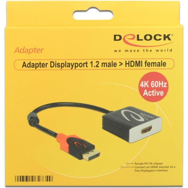 DeLOCK DeLOCK Adapter Displayport 1.2 > HDMI 4K 60 Hz Actief