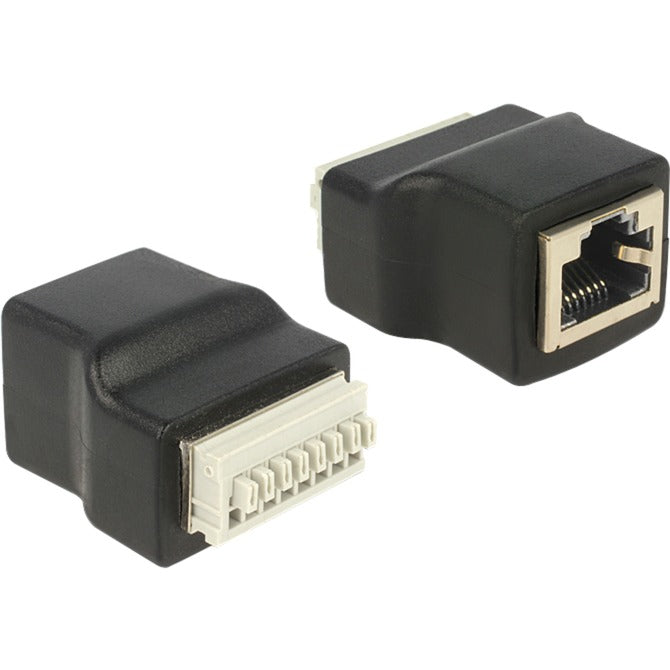 DeLOCK DeLOCK Adapter RJ45 vrouwelijk > Aansluitblok met drukknop