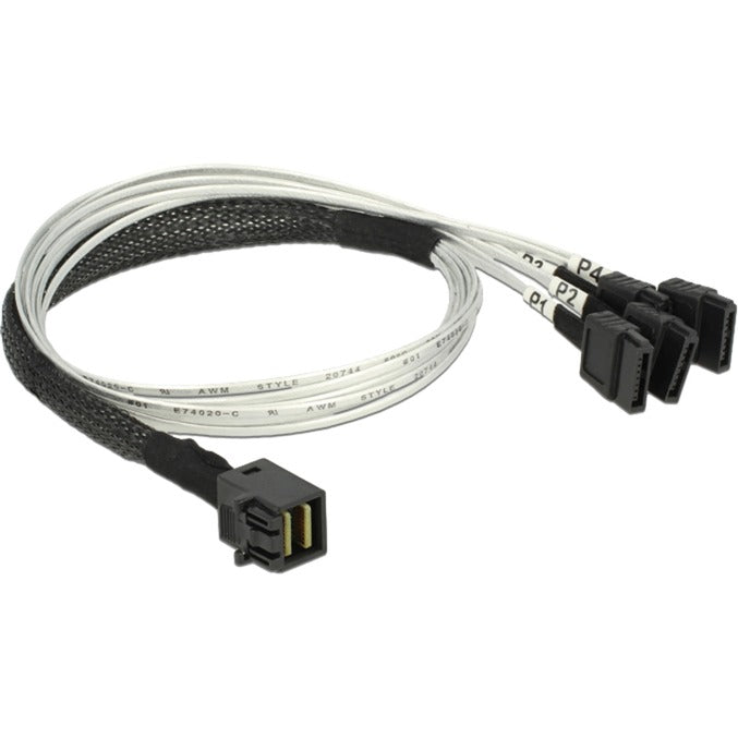 DeLOCK DeLOCK Kabel Mini SAS HD SFF-8643 > 4 x SATA 7 Pin, 0,5m