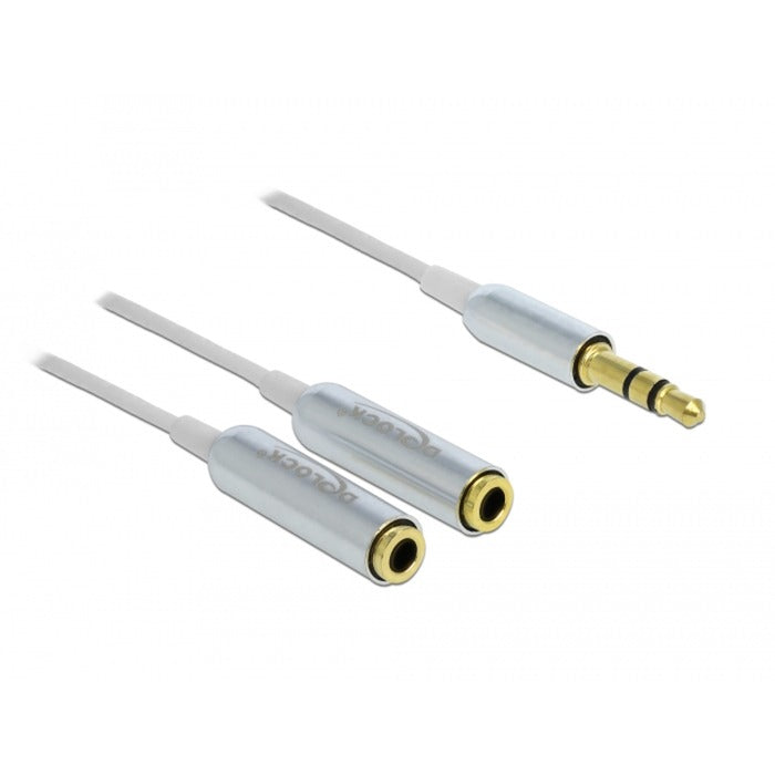 DeLOCK DeLOCK Kabel audio splitter stereo jack mannelijk 3,5mm > 2x s