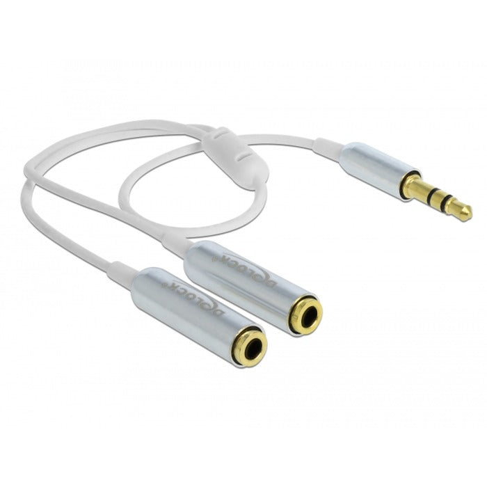 DeLOCK DeLOCK Kabel audio splitter stereo jack mannelijk 3,5mm > 2x s