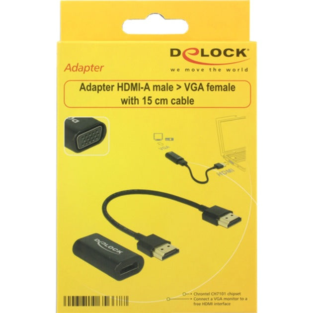 DeLOCK DeLOCK HDMI A (vrouwelijk) > VGA (vrouwelijk)
