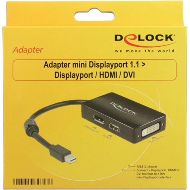DeLOCK DeLOCK Mini DisplayPort > DisplayPort HDMI DVI