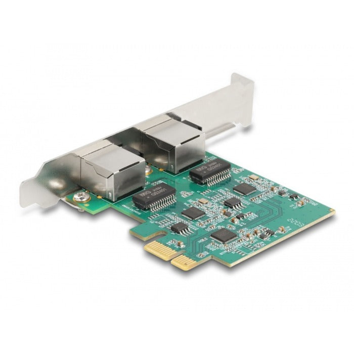 DeLOCK DeLOCK PCI Express x1-kaart naar 2 x RJ45 2,5 Gigabit LAN RT