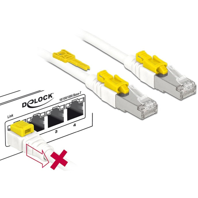 DeLOCK DeLOCK Patchkabel S STP, RJ-45 Secure met Cat.6a