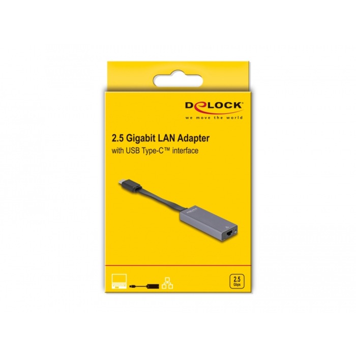 DeLOCK DeLOCK USB-C > 2,5 Gigabit LAN slank