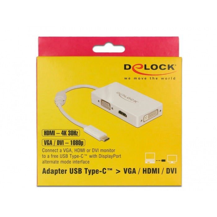 DeLOCK DeLOCK USB-C > VGA HDMI DVI
