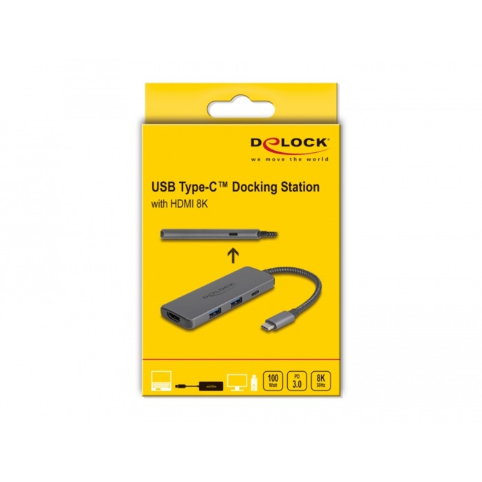 DeLOCK DeLOCK USB Type-C Docking Station 8K