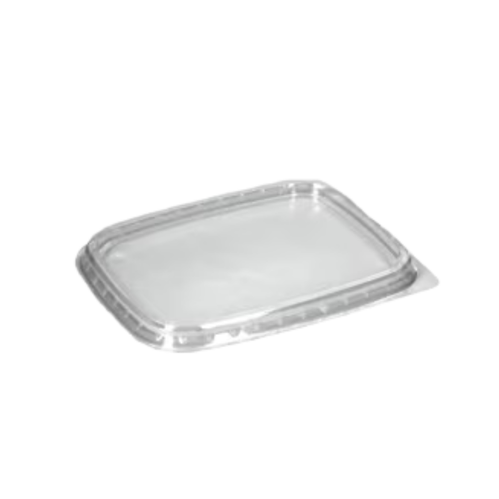 Deksel saladebak rechthoek apet t1 (50 stuks van 10,8x 8,2 cm)