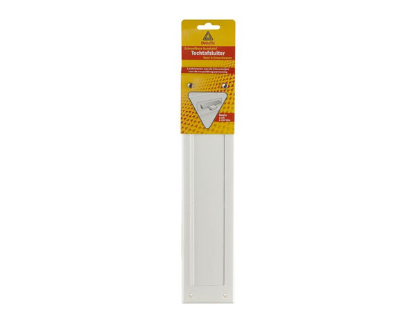 Deltafix brievenbusborstel met klep - wit