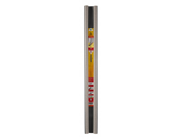 Deltafix dubbelzijdige tochtstopper - schuifbaar - voor deuren - antraciet - 95cm x 25mm