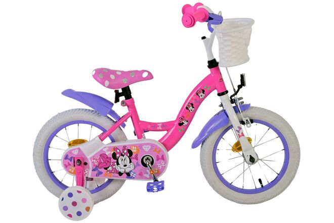 Disneyminnie schattigste ooit! kinderfiets - meisjes - 14 inch - roze