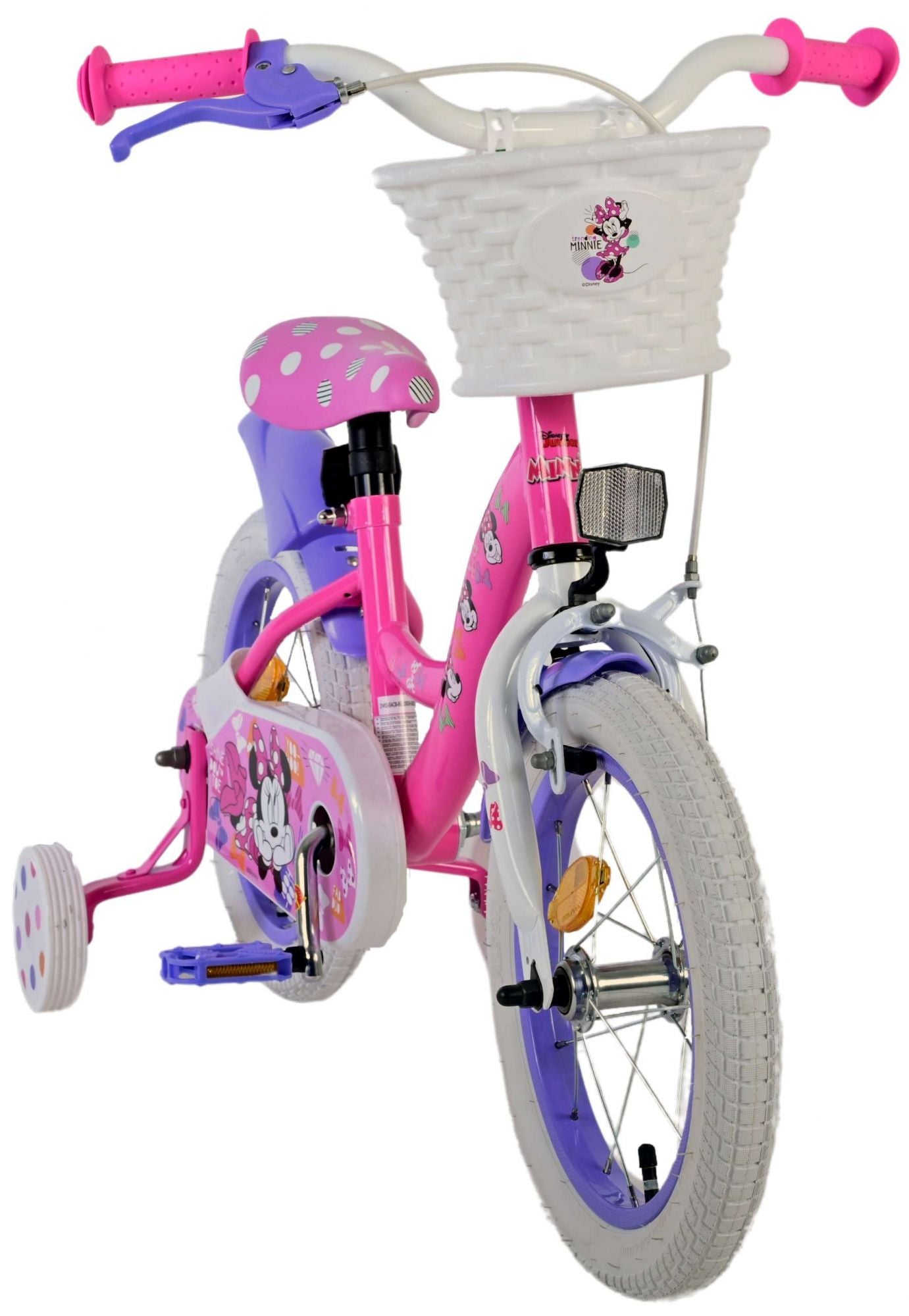 Disneyminnie schattigste ooit! kinderfiets - meisjes - 14 inch - roze